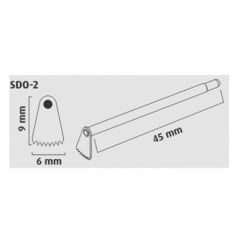 SERRA OSCILATORIA CIRURGICA DENTFLEX SDO2